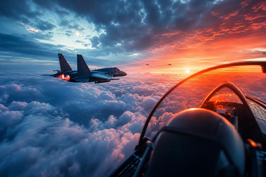 Airplane Cockpit View Above Clouds Airplanes Wallpaper 6 4K 10
