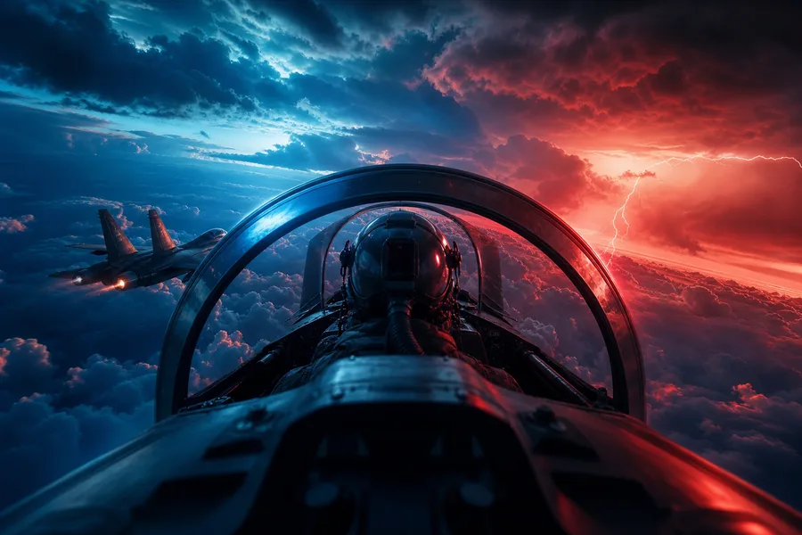 Airplane Cockpit View Above Clouds Airplanes Wallpaper 6 4K 12