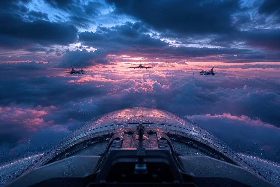 Airplane Cockpit View Above Clouds Airplanes Wallpaper 6 4K 15