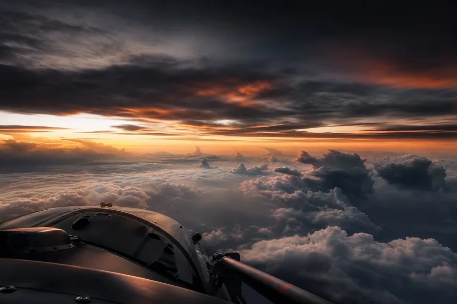 Airplane Cockpit View Above Clouds Airplanes Wallpaper 6 4K 6