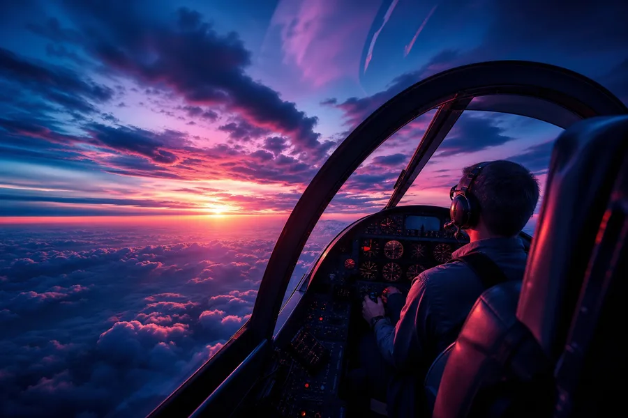 Airplane Cockpit View Above Clouds Airplanes Wallpaper 6 4K 8