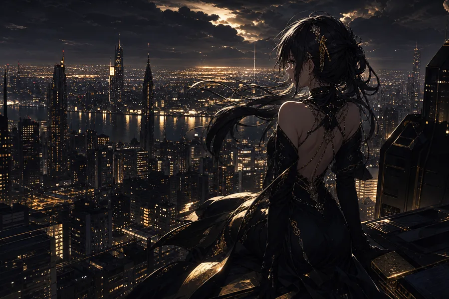 Anime School Rooftop Sunset Anime Wallpaper 22 4K 6