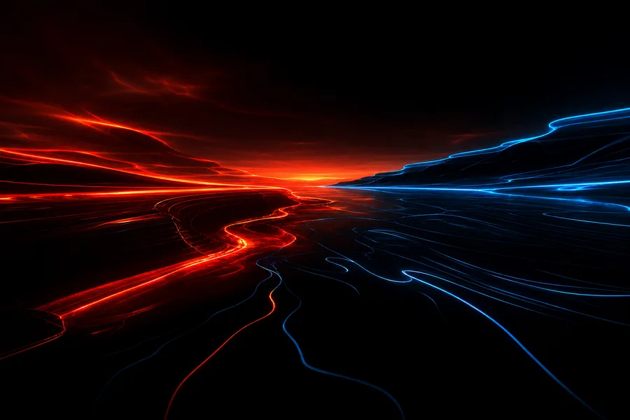 Black Amoled Neon Abstract Lines Amoled Wallpaper 1 4K 8
