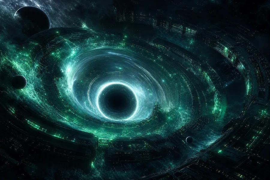 Black Hole Horizon Cinematic Space Wallpaper 3 4K 11