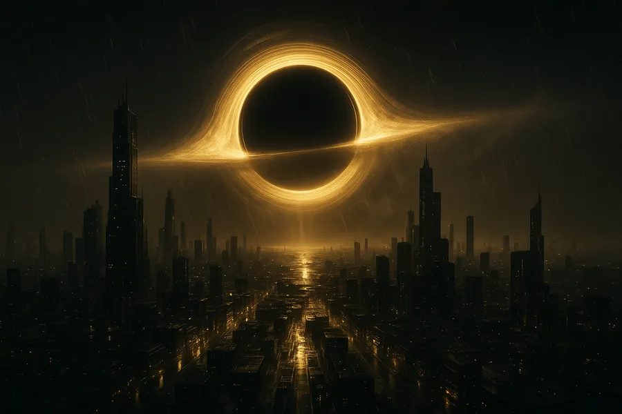 Black Hole Horizon Cinematic Space Wallpaper 3 4K 3