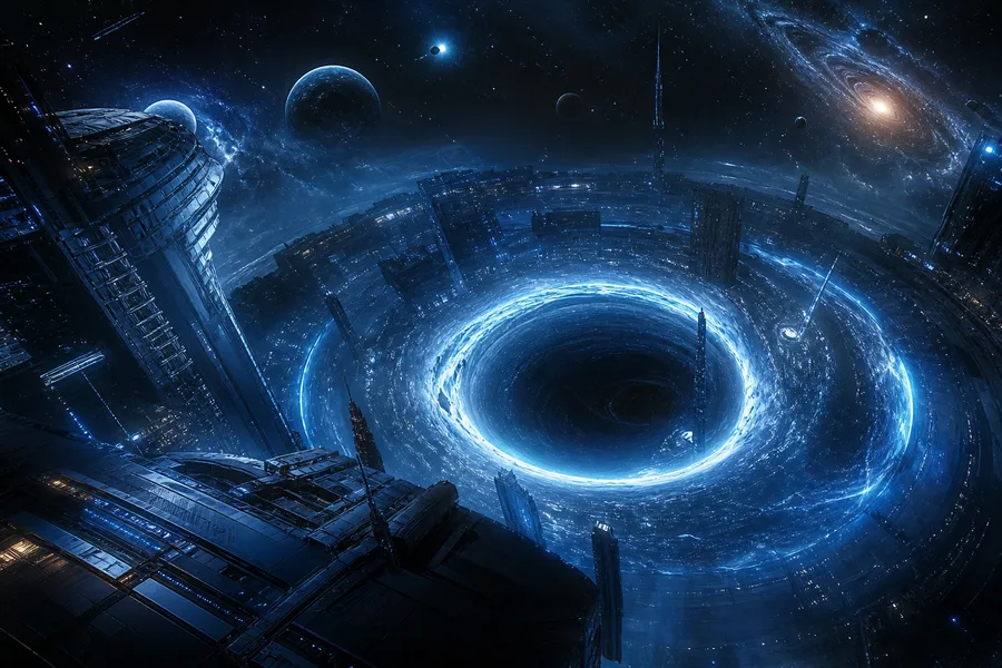 Black Hole Horizon Cinematic Space Wallpaper 3 4K 7