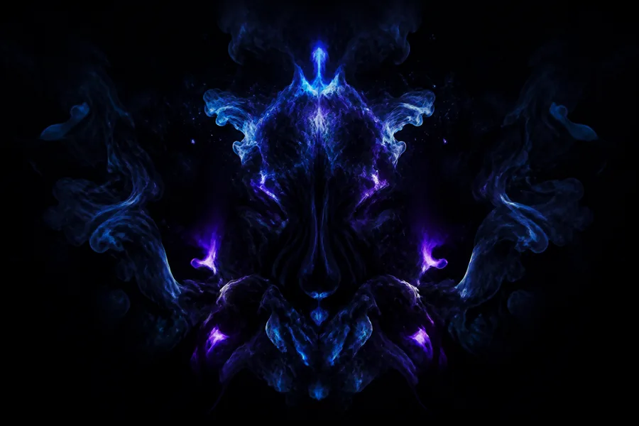 Black Purple Smoke Abstract Amoled Wallpaper  3 4K
