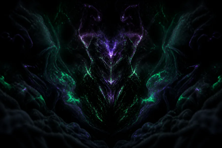 Black Purple Smoke Abstract Amoled Wallpaper  3 4K