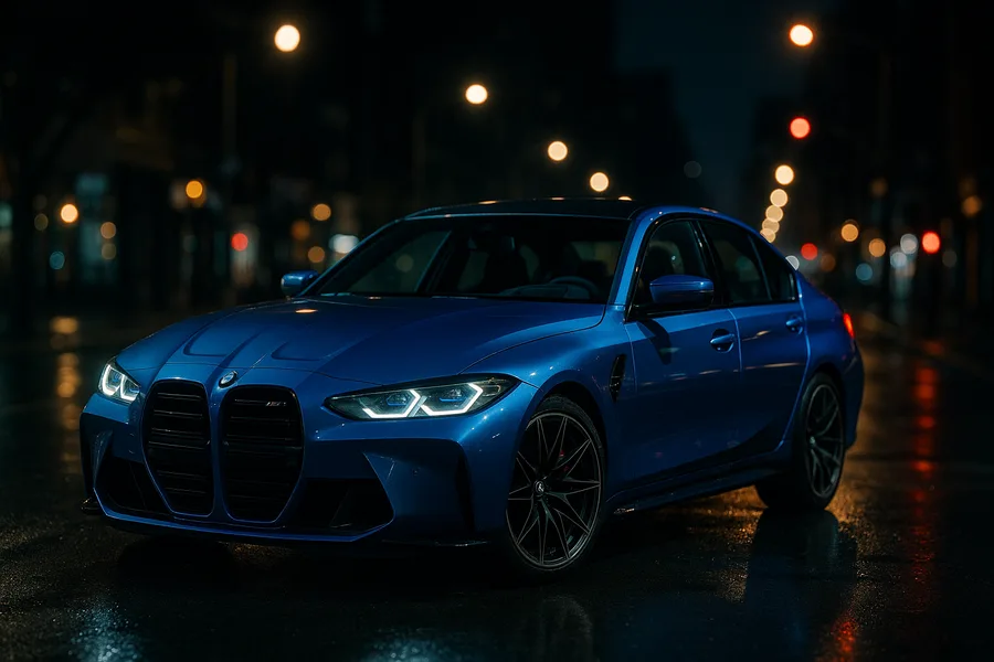 Bmw M Car Night Street Photography Cars Wallpaper 6 4K