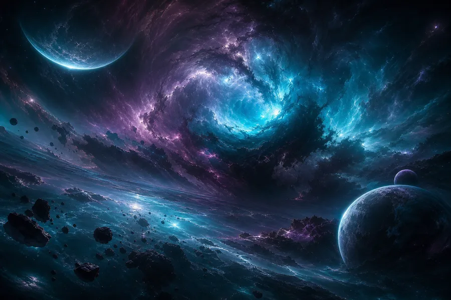 Cosmic Storm Nebula Space Wallpaper 8 4K 9