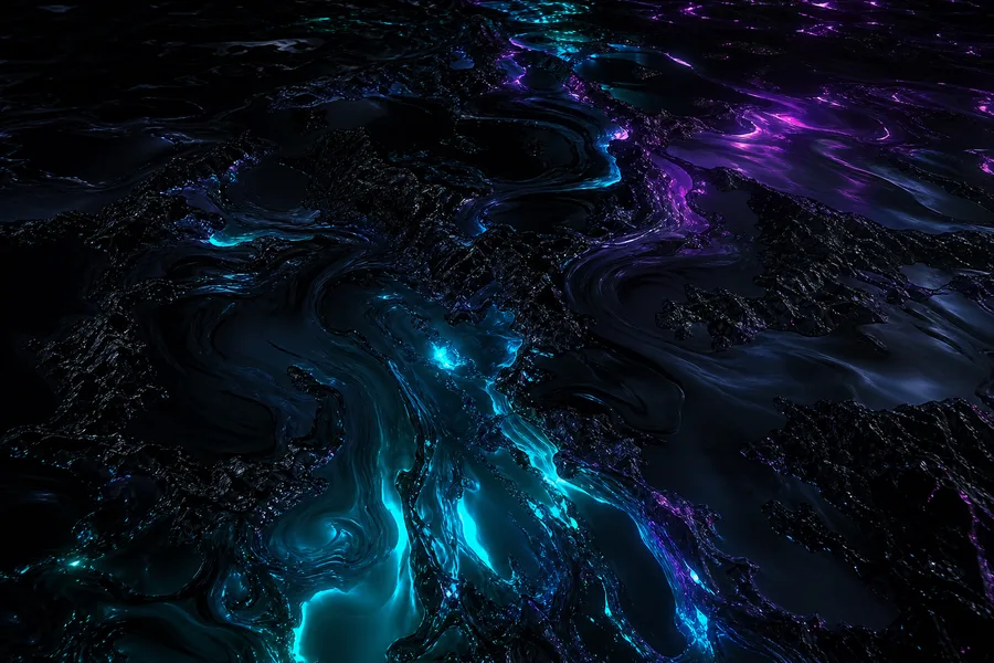 Dark Liquid Metal Abstract Amoled Wallpaper 5 4K 6