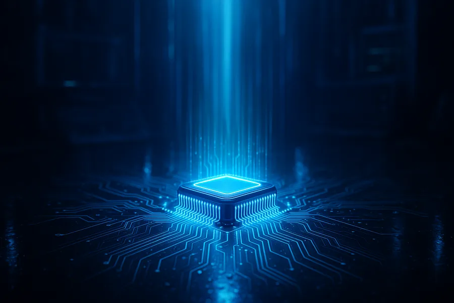 Electronics Lab With Oscilloscope And Neon Lights Electronics Wallpaper 3 4K 2