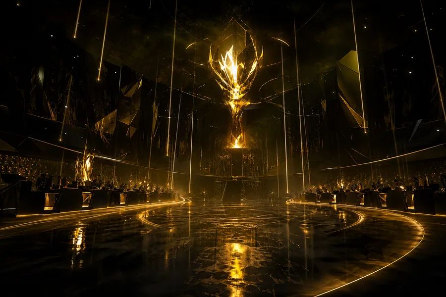 Esports Stage With Dramatic Lighting Gaming Wallpaper 6 4K 10