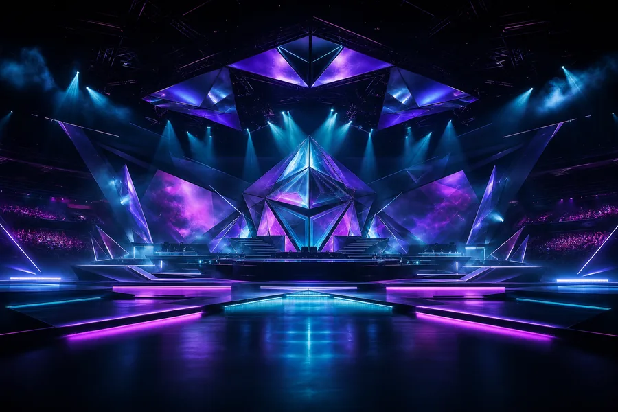 Esports Stage With Dramatic Lighting Gaming Wallpaper 6 4K 15