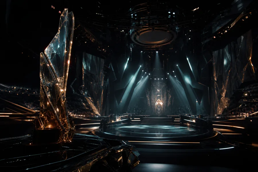Esports Stage With Dramatic Lighting Gaming Wallpaper 6 4K 7