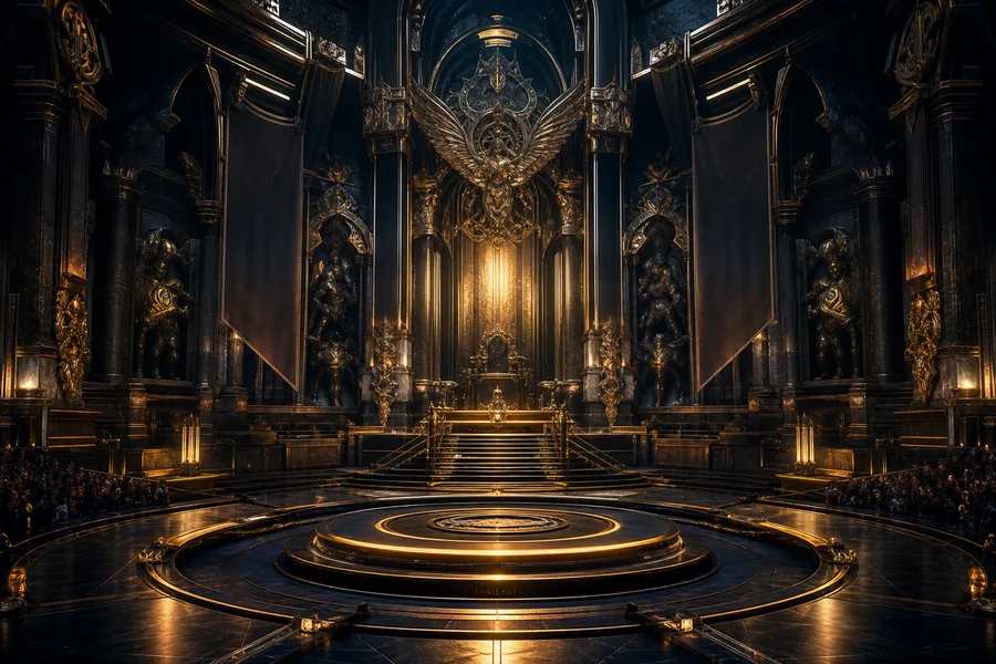 Esports Stage With Dramatic Lighting Gaming Wallpaper 6 4K 8