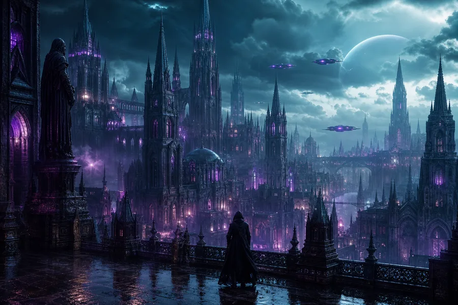 Fantasy Castle Landscape With Cinematic Atmosphere Movie Wallpaper 5 4K