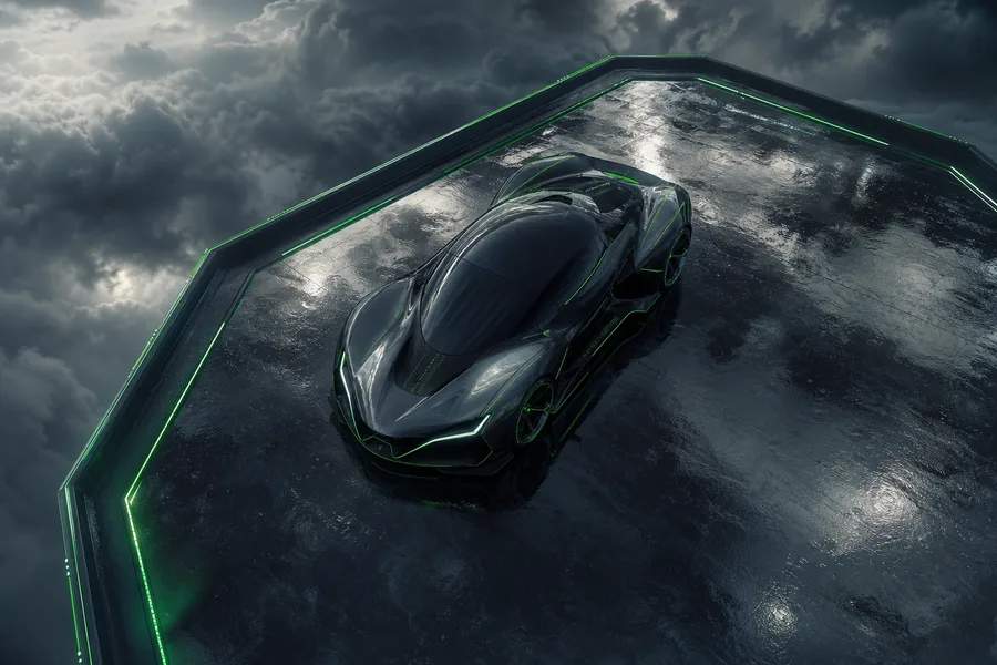 Futuristic Electric Hypercar Studio Shot Cars Wallpaper 5 4K 15