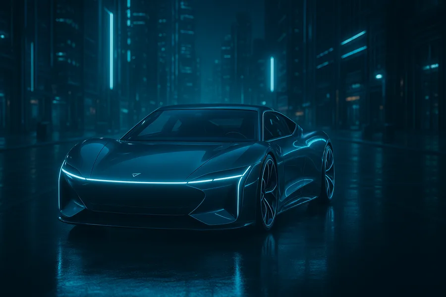 Futuristic Electric Hypercar Studio Shot Cars Wallpaper 5 4K 6