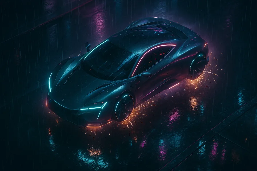 Futuristic Electric Hypercar Studio Shot Cars Wallpaper 5 4K 7