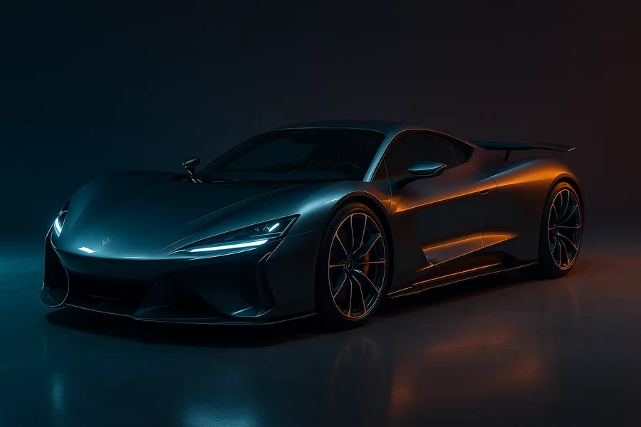 Futuristic Electric Hypercar Studio Shot Cars Wallpaper 5 4K