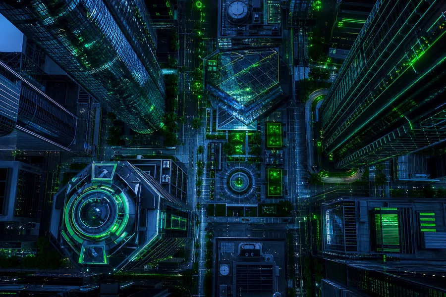 Futuristic Tokyo Street At Night Architecture Wallpaper 2 4K 5