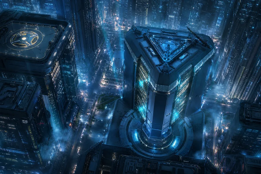 Futuristic Tokyo Street At Night Hamster-Robotics Wallpaper 2 4K 7