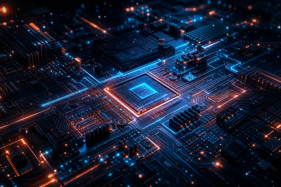 High Tech Motherboard Abstract Closeup Electronics Wallpaper 5 4K 13