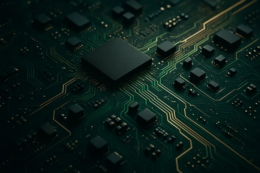 High Tech Motherboard Abstract Closeup Electronics Wallpaper 5 4K 4