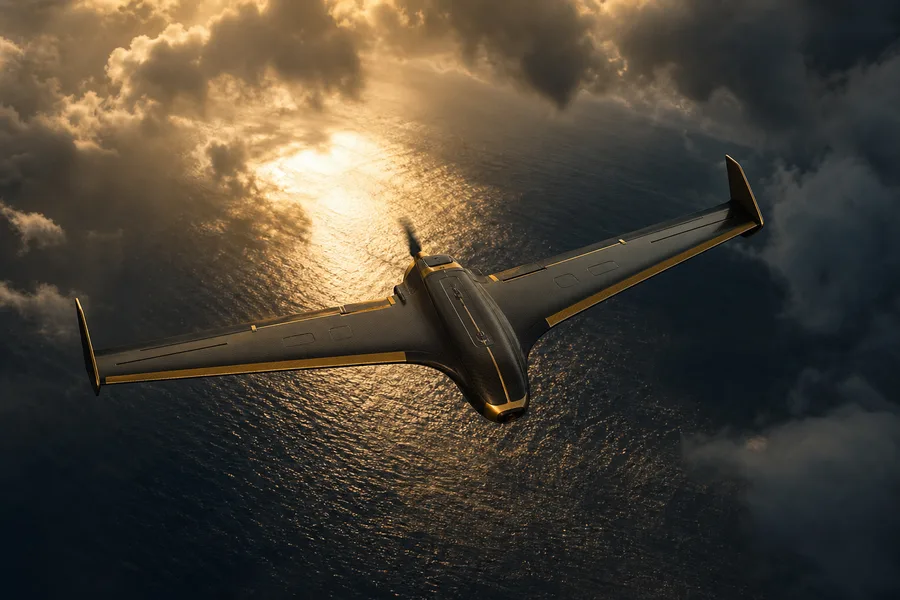 Long Range Drone Over Ocean Drone Wallpaper 3 4K 10