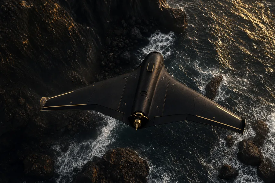 Long Range Drone Over Ocean Drone Wallpaper 3 4K 8