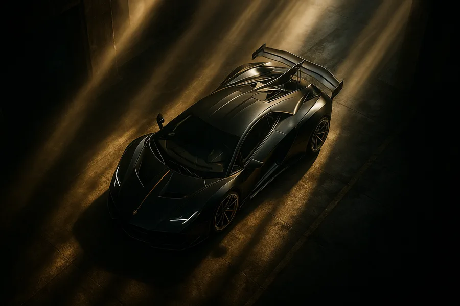 Luxury Supercar In Cyberpunk Garage Cars Wallpaper 19 4K