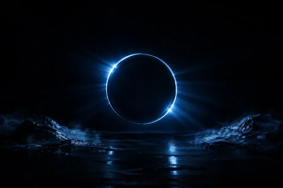 Minimal Dark Neon Ring Amoled Wallpaper 10 4K 6