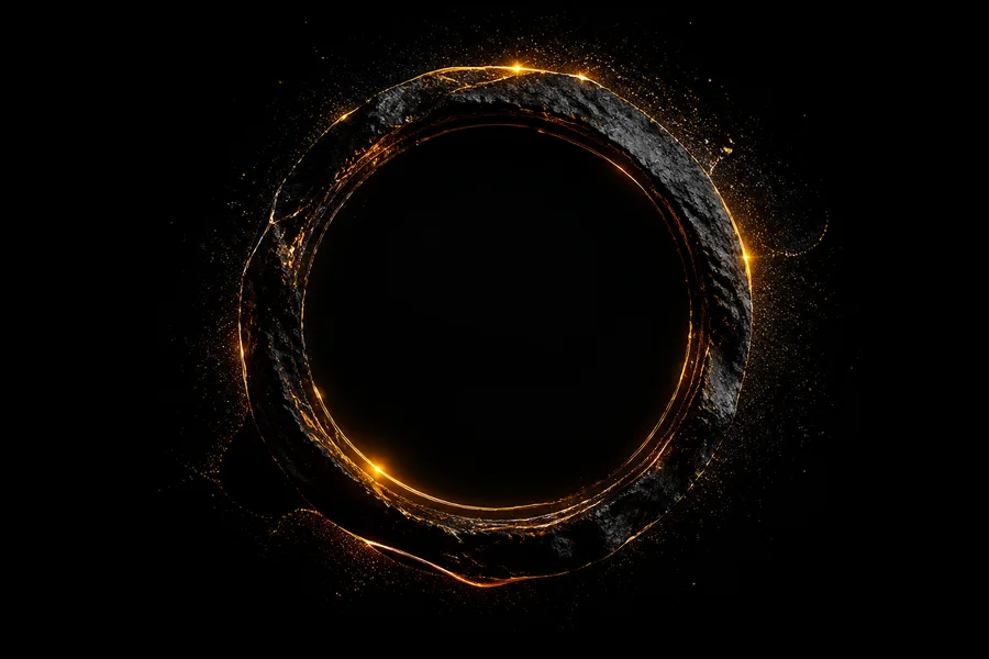 Minimal Dark Neon Ring Amoled Wallpaper 10 4K 7