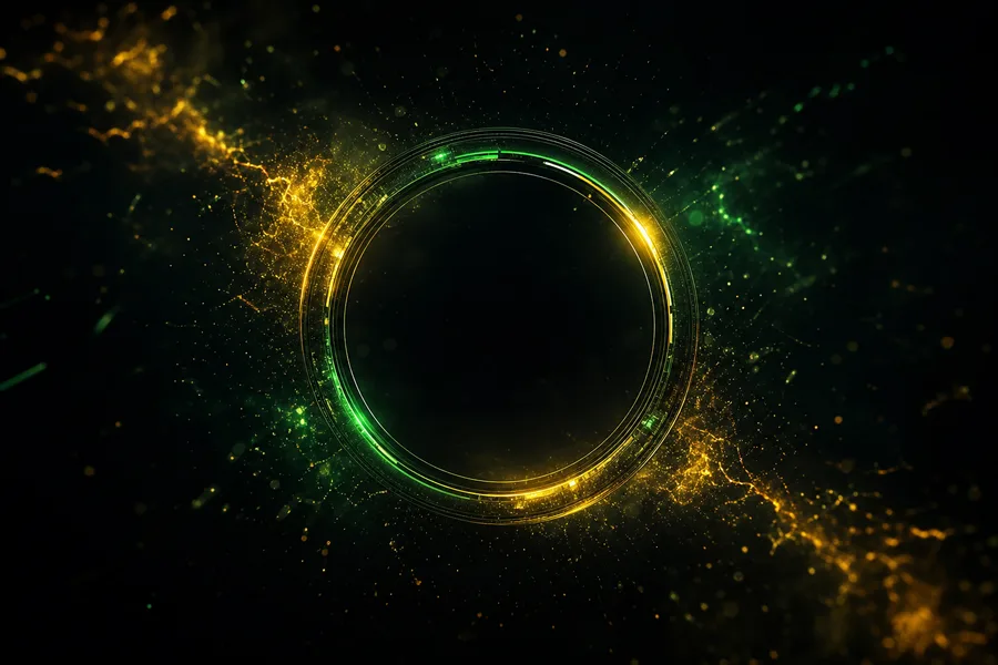 Minimal Dark Neon Ring Amoled Wallpaper  2 4K