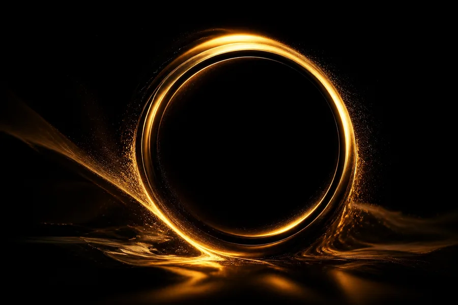 Minimal Dark Neon Ring Amoled Wallpaper  2 4K
