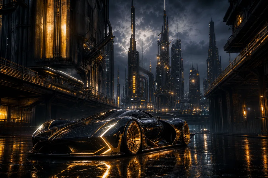 Neon Cyberpunk City In Rain Cyberpunk Wallpaper 1 4K 22
