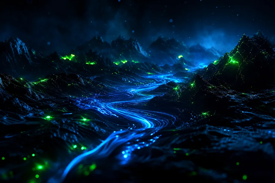 Oled Colorful Glowing Waves Amoled Wallpaper  4 4K