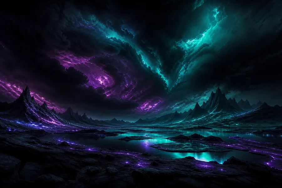 Oled Colorful Glowing Waves Amoled Wallpaper 4 4K 7