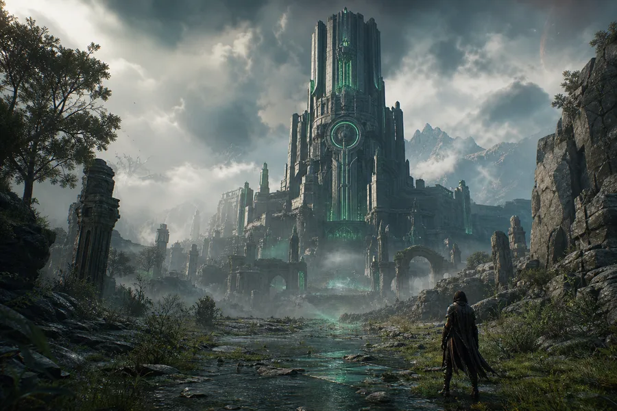 Open World Fantasy Landscape Game Style Gaming Wallpaper 18 4K 6