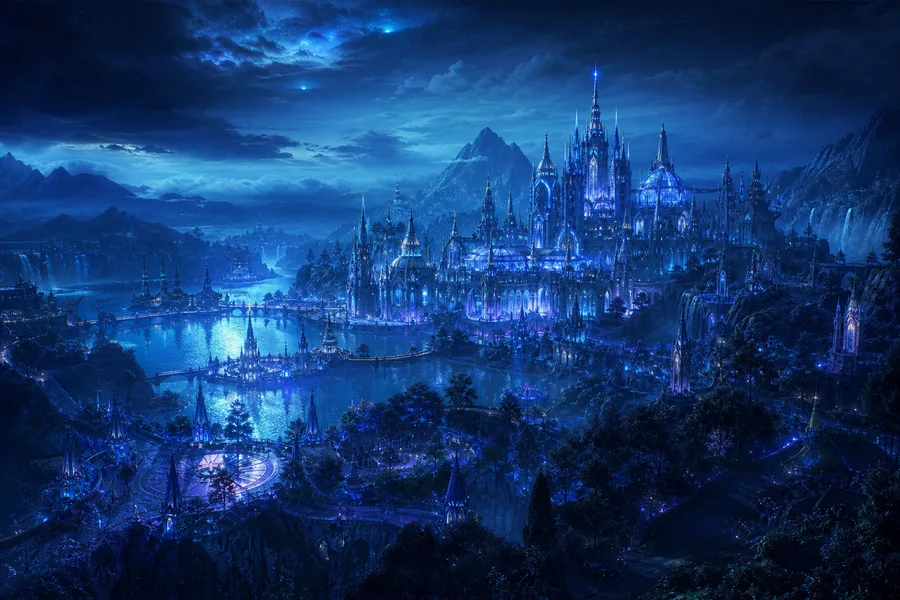 Open World Fantasy Landscape Game Style Gaming Wallpaper 8 4K 12