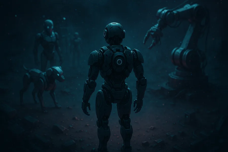 Robot Explorer On Alien Planet Robots Wallpaper 14 4K