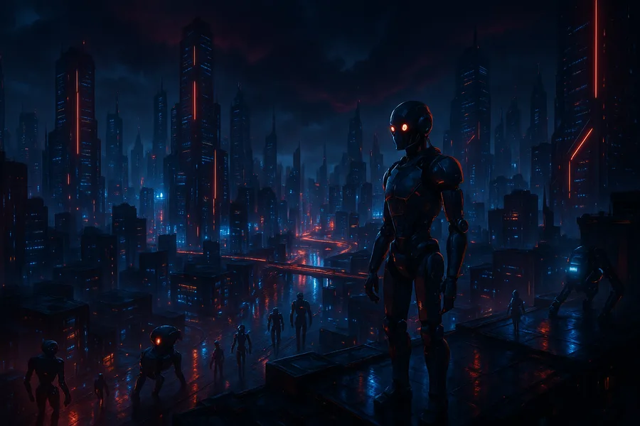 Robot Explorer On Alien Planet Robots Wallpaper 6 4K 2