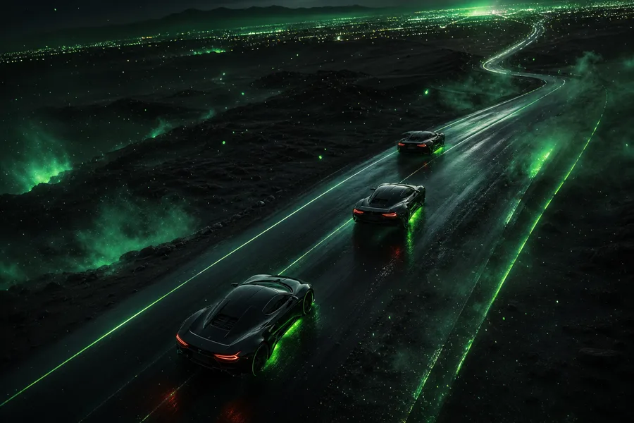 Supercar Desert Highway Cinematic Cars Wallpaper  8 4K